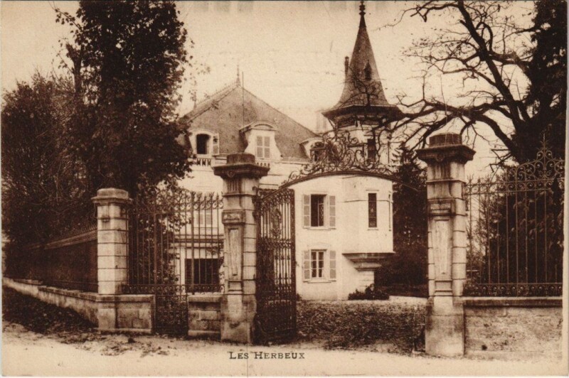 Carte postale ancienne Meursault - Les Herbeux à Meursault