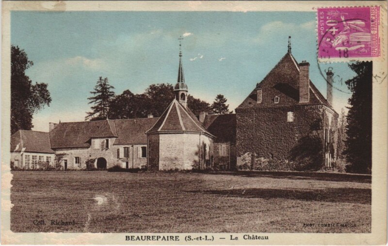 Carte postale ancienne Beaurepaire - Le Chateau
