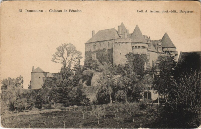 Carte postale ancienne Dordogne - Chateau de Fenelon