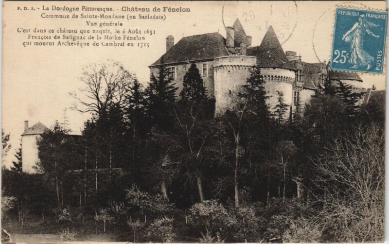 Carte postale ancienne Chateau de Fenelon Commune de Sainte-Modane Vue générale