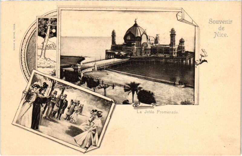 Carte postale ancienne Nice- souvenir France