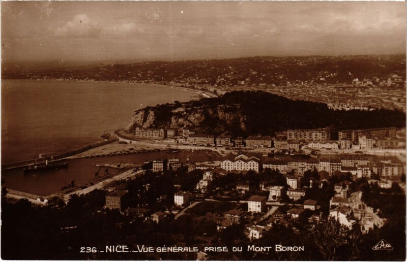 Carte postale ancienne Nice- vue generale France