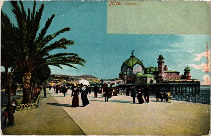 Carte postale ancienne Nice- Casino France