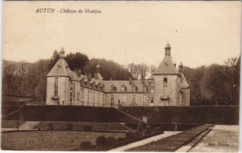 Carte postale ancienne Autun - Chateau de Montjeu à Autun