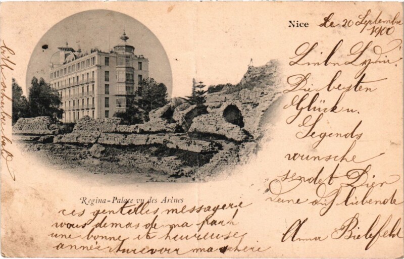 Carte postale ancienne Nice- Regina Palace France