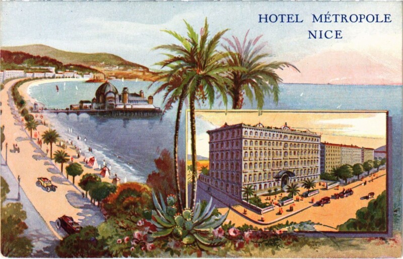 Carte postale ancienne Nice- souvenir France