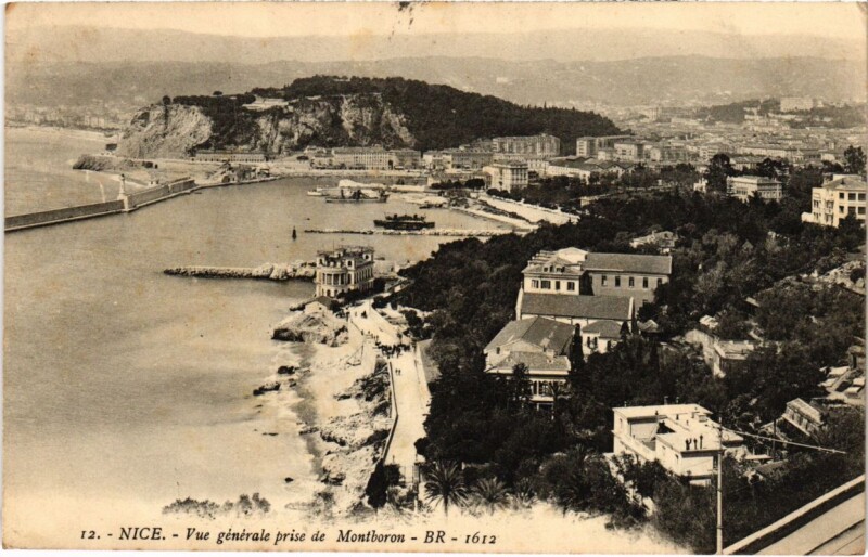 Carte postale ancienne Nice- vue generale France