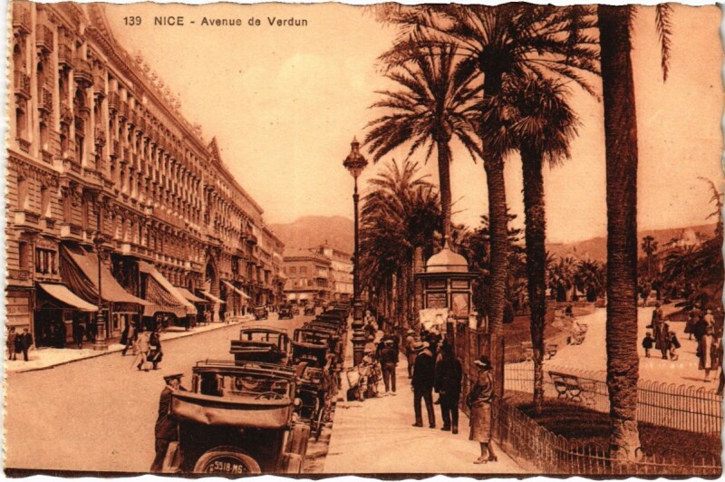 Carte postale ancienne Nice- Avenue de Verdun France