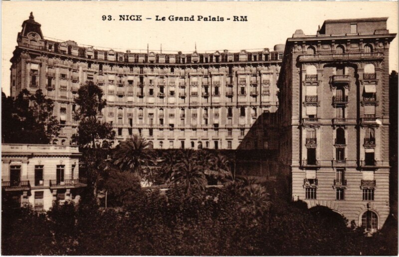 Carte postale ancienne Nice- Le Grand Palais France