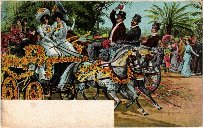 Carte postale ancienne Nice- souvenir France