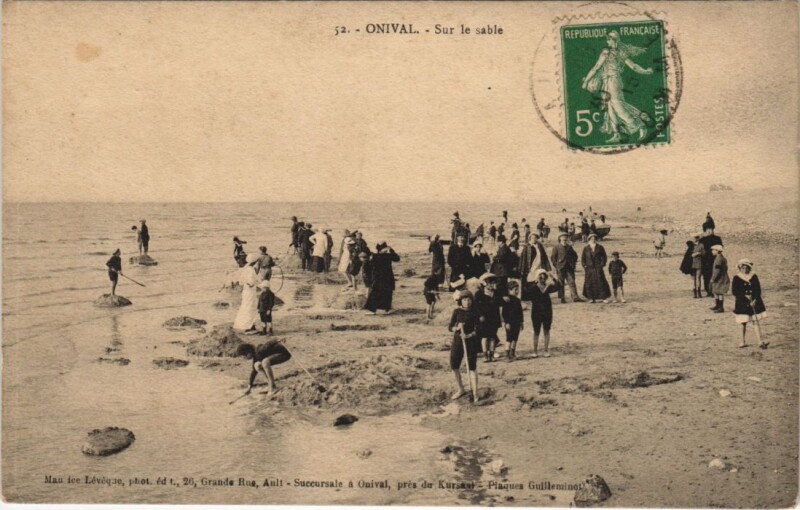 Carte postale ancienne Onival - Sur le Sable