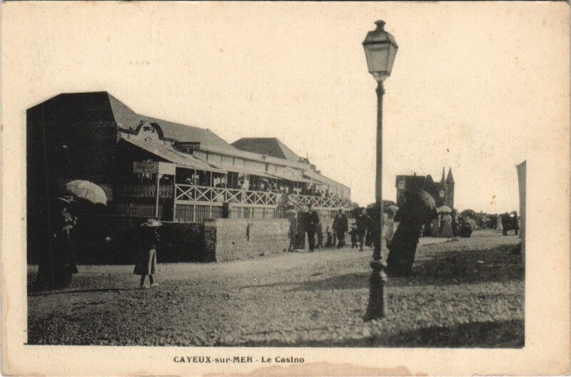 Carte postale ancienne Cayeux-sur-Mer - Le Casino à Cayeux-sur-Mer