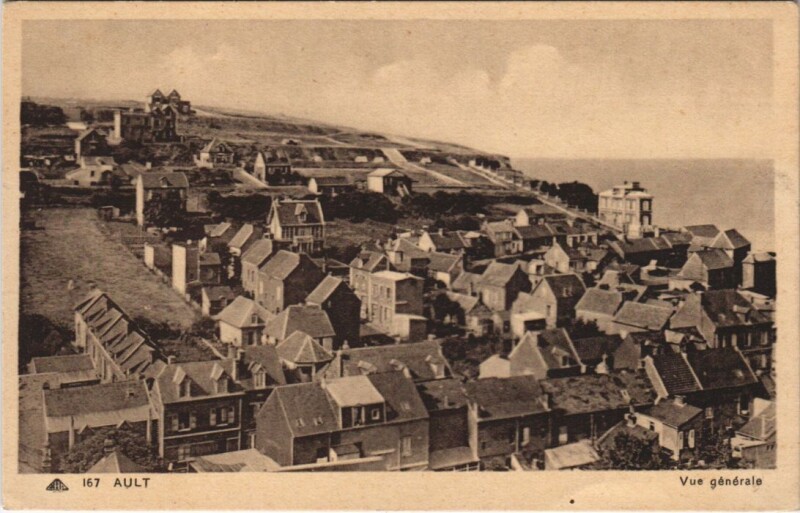 Carte postale ancienne Ault Vue générale