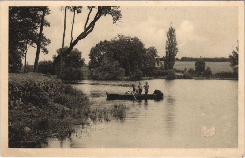 Carte postale ancienne Arfeuille - Chatain Maison de repos du comite central d'entreprise