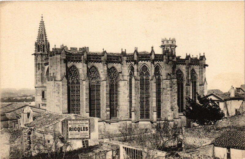 Carte postale ancienne Carcassonne Cathedrale St.Nazaire France à Carcassonne