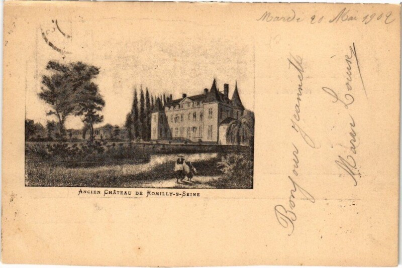 Carte postale ancienne Romilly-sur-Seine - Ancien Chateau à Romilly-sur-Seine