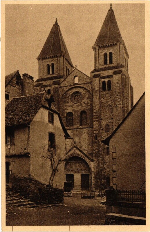 Carte postale ancienne Conques L'Eglise France