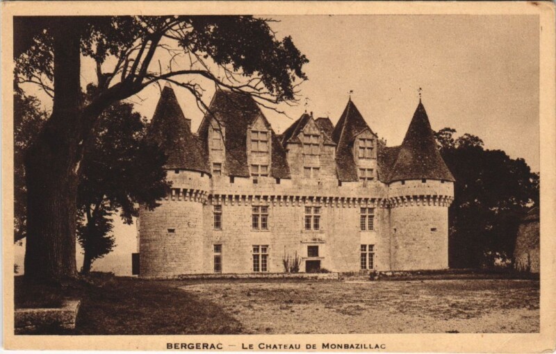 Carte postale ancienne Bergerac - La Chateau de Monbazillac à Bergerac