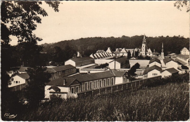 Carte postale ancienne Meneserol Vauclaire - Vue générale