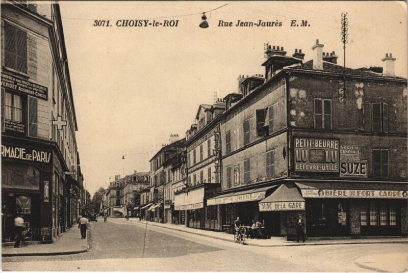 Carte postale ancienne Choisy-le-Roi - Rue Jean-Jaurés à Choisy-le-Roi