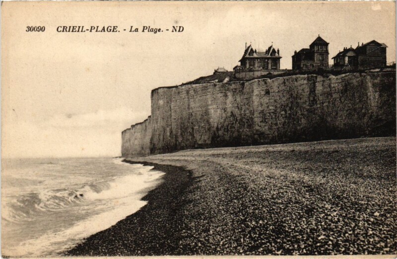 Carte postale ancienne Criel-Plage - La Plage