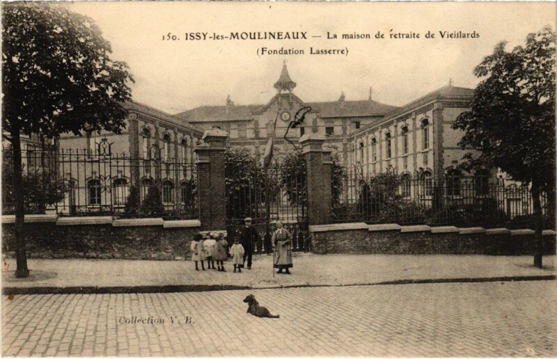 Carte postale ancienne Issy-les-Moulineaux - La maison de retraite de Vieillards à Issy-les-Moulineaux