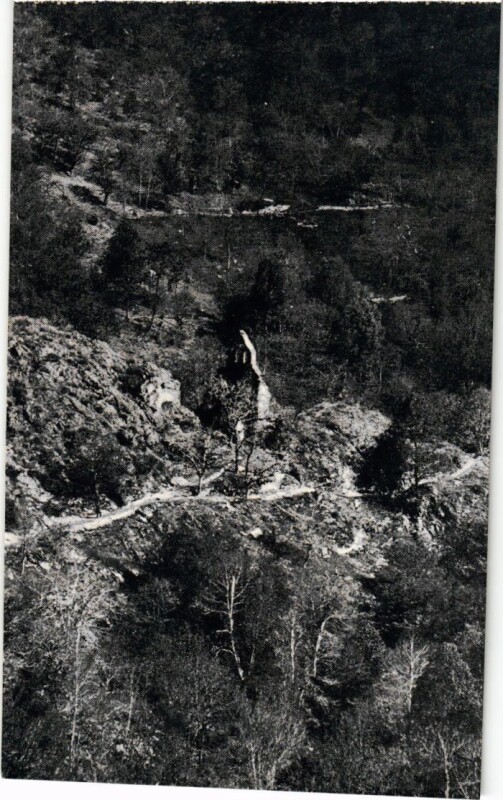 Carte postale ancienne Gimel - Saint-Etienne de Braguse - La Sentier