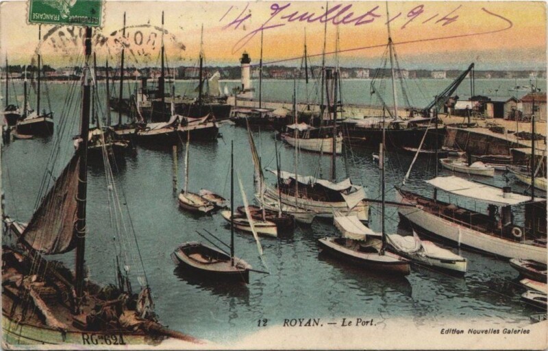 Carte postale ancienne Royan-Le Port à Royan