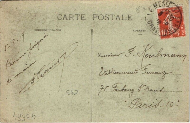 Carte postale ancienne Le Mesle-sur-Sarthe-Le Moulin
