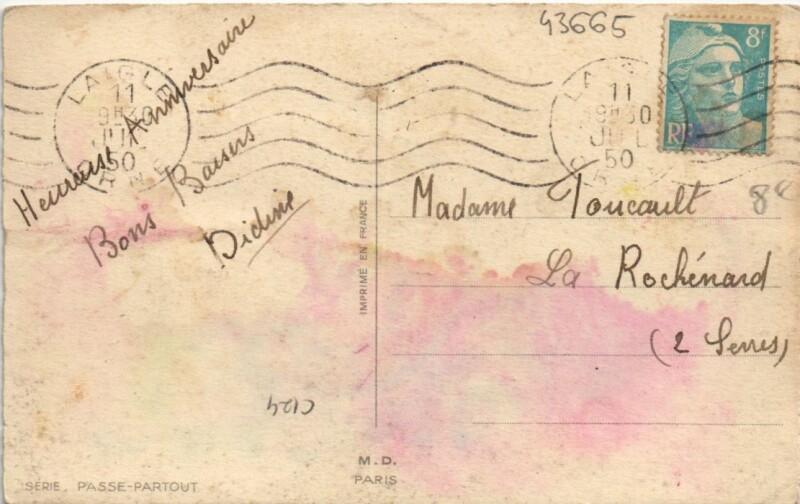 Carte postale ancienne Une Pensée de Laigle
