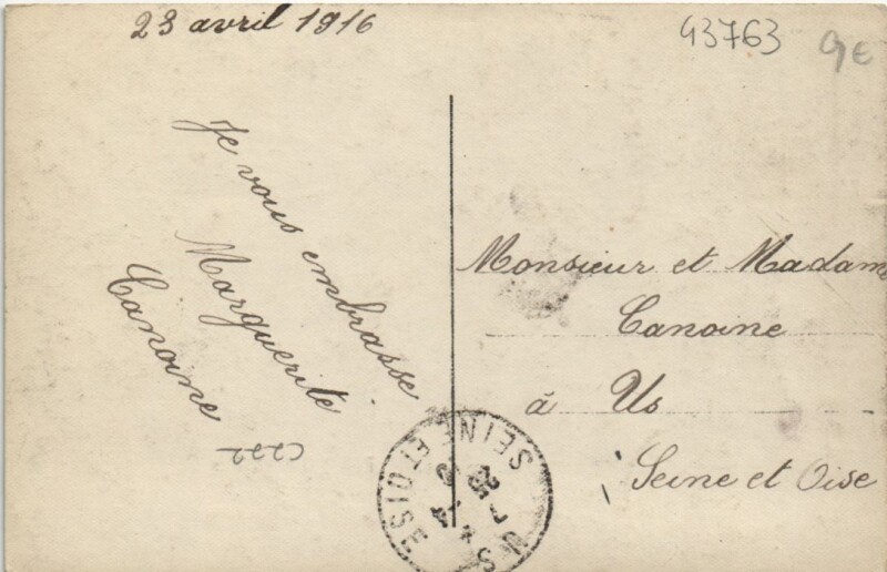 Carte postale ancienne Un Baiser de Laigle