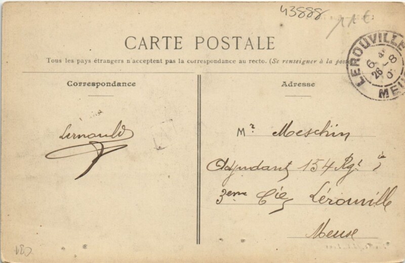 Carte postale ancienne Lens-Rue Thiers