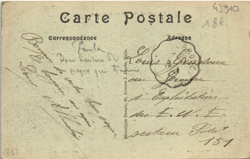 Carte postale ancienne Lillers-Rue de Béthune à Béthune