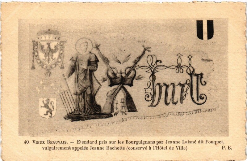 Carte postale ancienne Beauvais Souvenir France à Beauvais