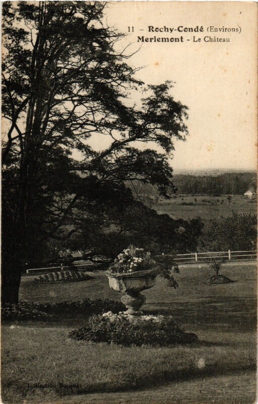 Carte postale ancienne Rochy-Conde Merlemont-Le Chateau France