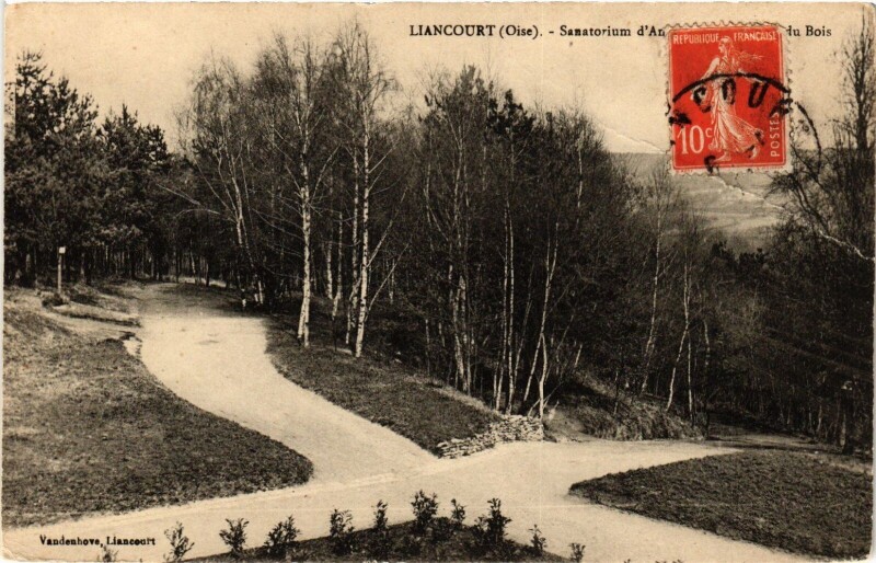 Carte postale ancienne Liancourt Sanatorium France à Liancourt