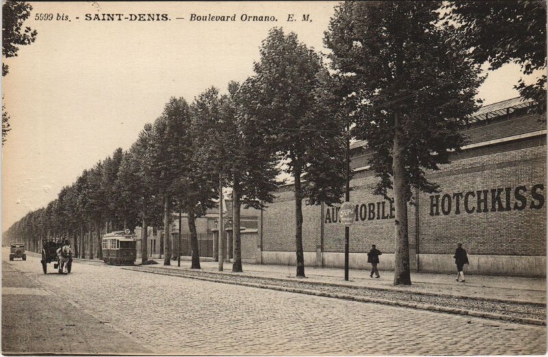 Carte postale ancienne Saint-Denis - Boulevard Ornano à Saint-Denis