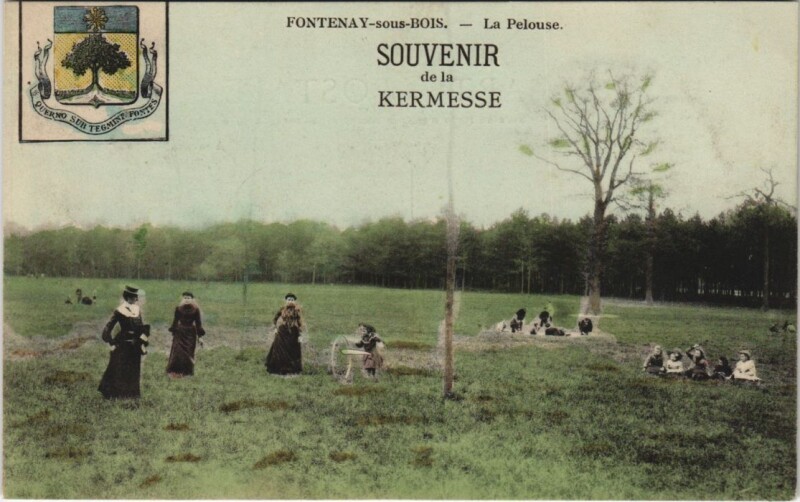 Carte postale ancienne Fontenay-sous-Bois - La Pelouse à Fontenay-sous-Bois