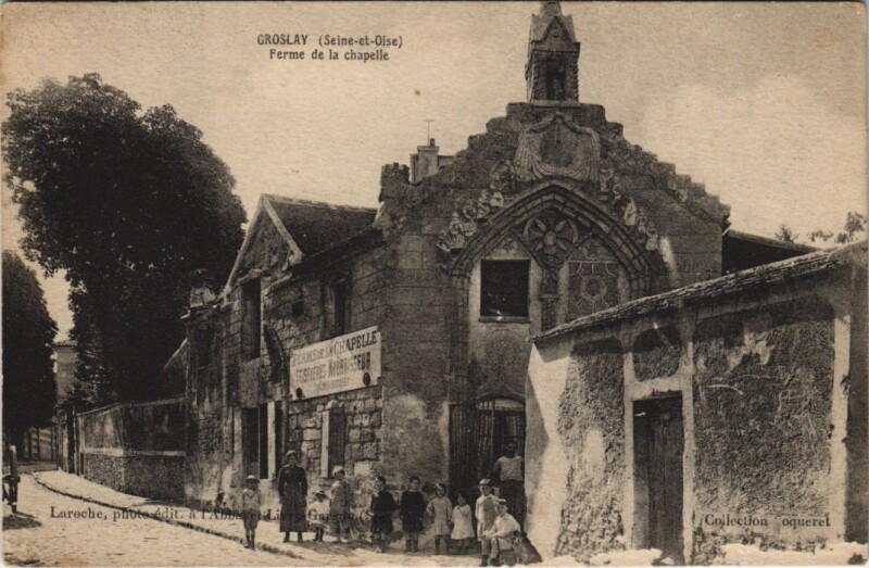 Carte postale ancienne Groslay - Ferme de la chapelle à Groslay