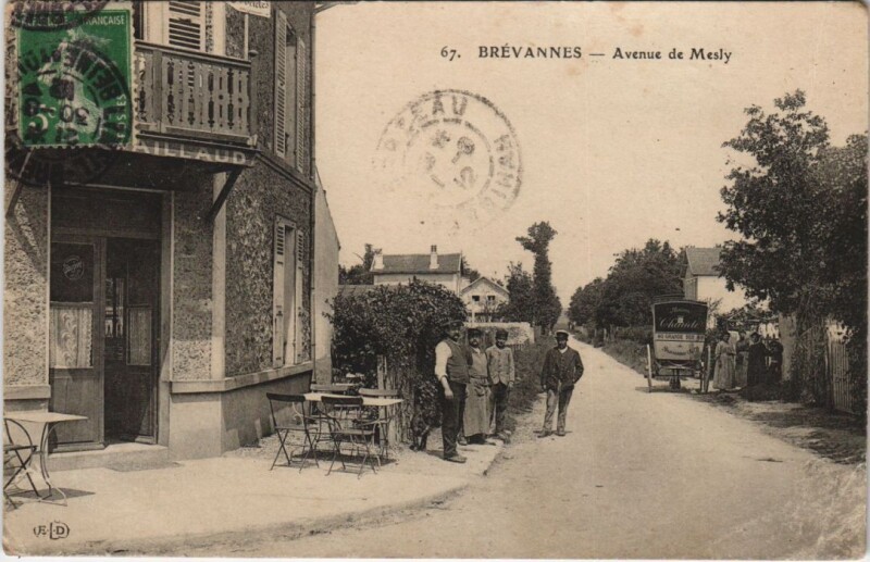 Carte postale ancienne Brevannes - Avenue de Mesly