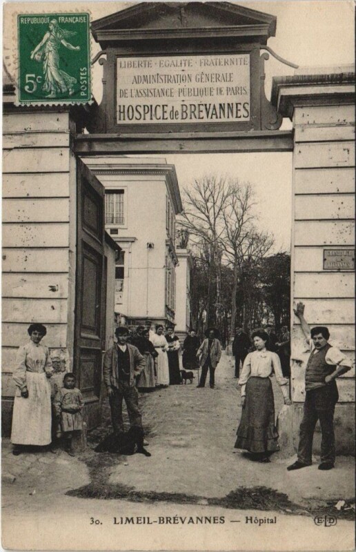 Carte postale ancienne Limeil-Brevannes - Hopital à Limeil-Brévannes