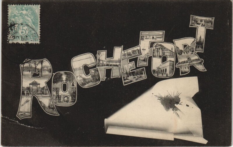 Carte postale ancienne Rochefort à Rochefort