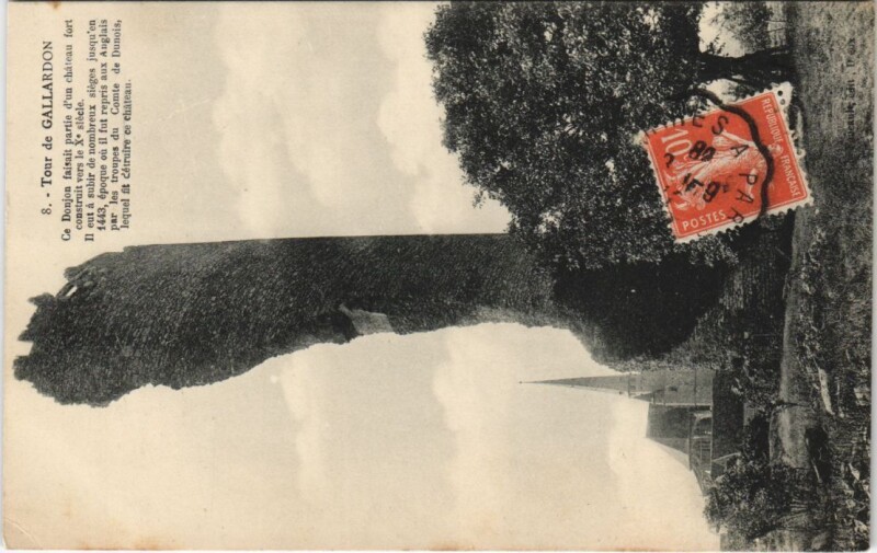 Carte postale ancienne Tour de Gallardon à Gallardon