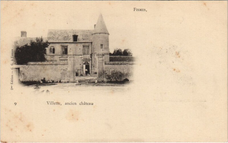 Carte postale ancienne Fismes - Villette à Fismes