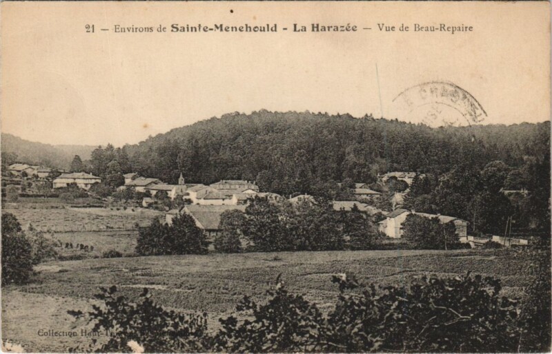 Carte postale ancienne Sainte-Menehould - La Harazee à Sainte-Menehould