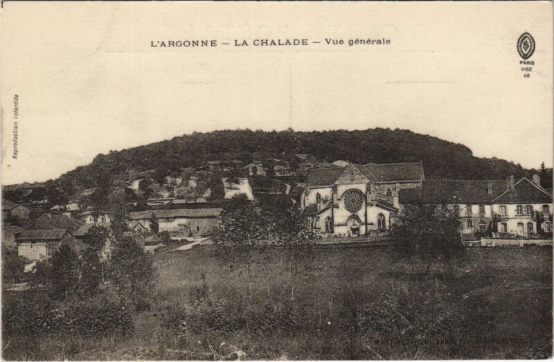 Carte postale ancienne La Chalade - Vue générale