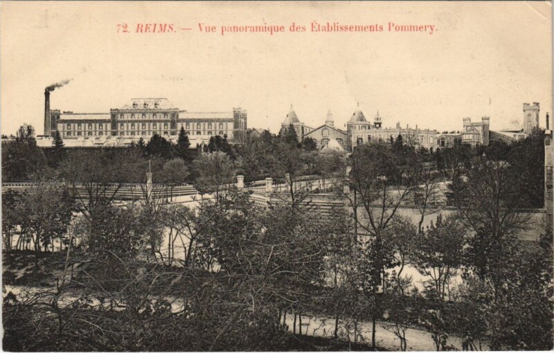 Carte postale ancienne Reims - Vue panoramique à Reims