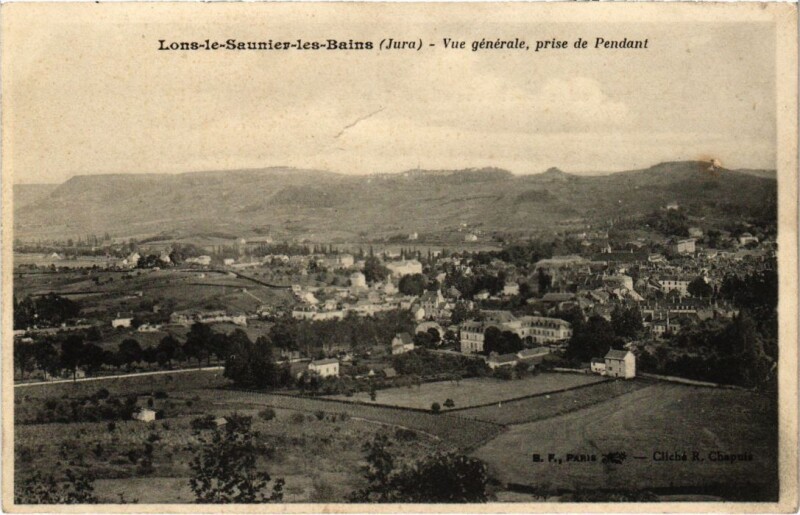 Carte postale ancienne Lons le Saunier- vue generale France à Lons-le-Saunier