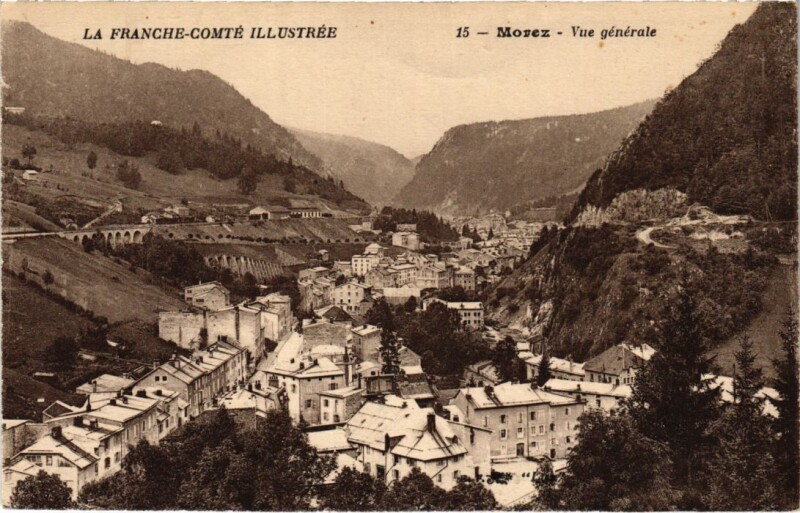 Carte postale ancienne Morez- vue generale France