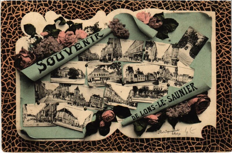 Carte postale ancienne Lons le Saunier- souvenir France à Lons-le-Saunier
